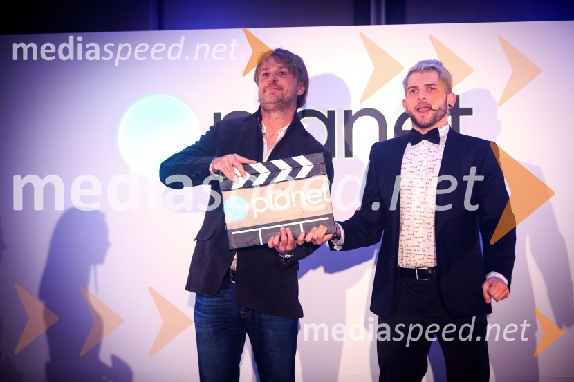  Igor Stoimenov, programski direktor Planet TV;  Klemen Bunderla, radijski voditelj, radio AktualGorske sanje, premiera nove slovenske serije
