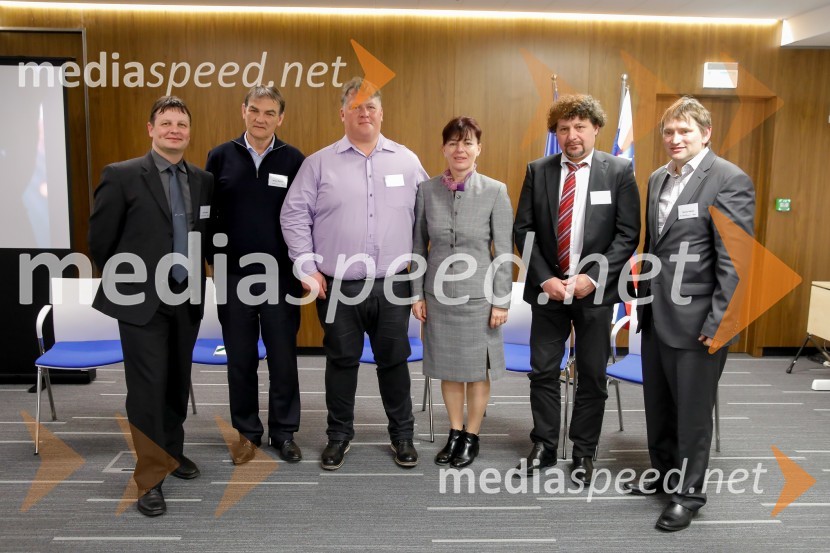  Jošt Šmajdek, vodja komerciale LPP; mag. Bojan Žlender, Ministrstvo za infrastrukturo;  Miloš Milač, urednik avtomobilizma pri časniku Finance; dr. Marta  Jerman Svoljšak, direktorica Petrolovega Tehničnega razvoja, kakovosti in varnosti; mag. Hinko Šolinc, direktor, Eko sklad; dr. Slavko Ažman, Center energetsko učinkovitih rešitev, CERUkrepi in spodbude za prehod na e-mobilnost, strokovni posvet