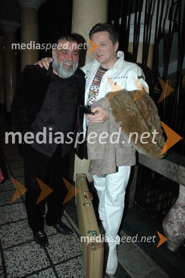 Aki Rahimovski, hrvaški pevec in Daniel Popovič, pevecMiss športa 2008