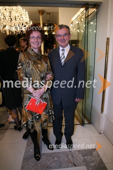 Miran Potrč, poslanec SD s soprogo ZdenkoPremiera opere Così fan tutte, SNG Maribor