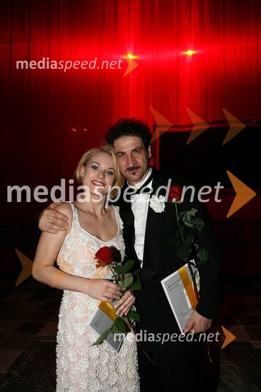 Sabina Cvilak, sopranistka in Kyros Patsalides, baritonistPremiera opere Così fan tutte, SNG Maribor