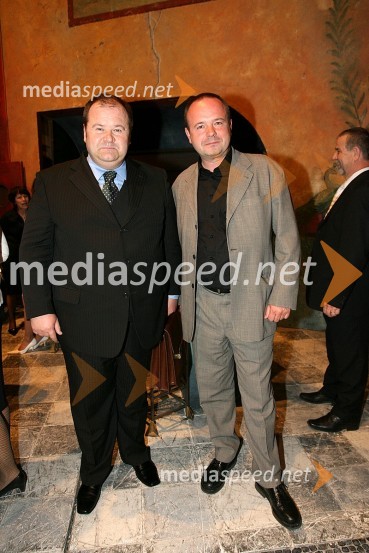 Aleš Hauc, generalni direktor Pošte Slovenija in režiser opere Guy JoostenPremiera opere Così fan tutte, SNG Maribor