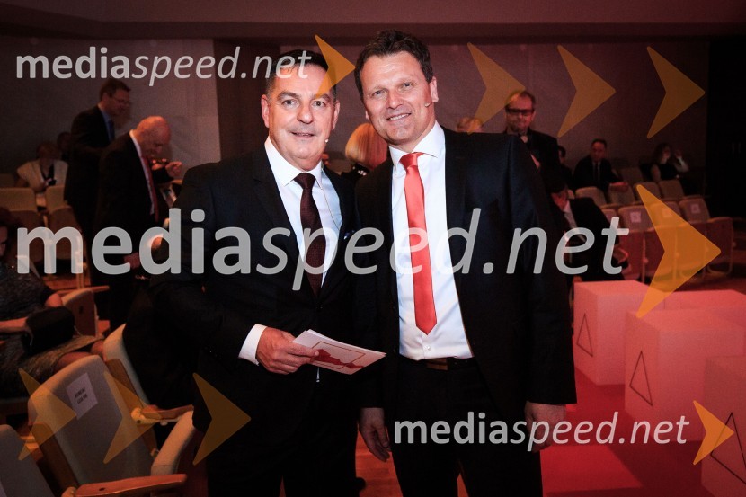  Branko Kamenšek, direktor, LEK VETERINA d.o.o.;  Matjaž Omladič, direktor, Novem Car Interior Design d.o.o., član upravnega odbora, Slovensko-nemška gospodarska zbornica 50. podelitev nagrad Gospodarske zbornice Slovenije