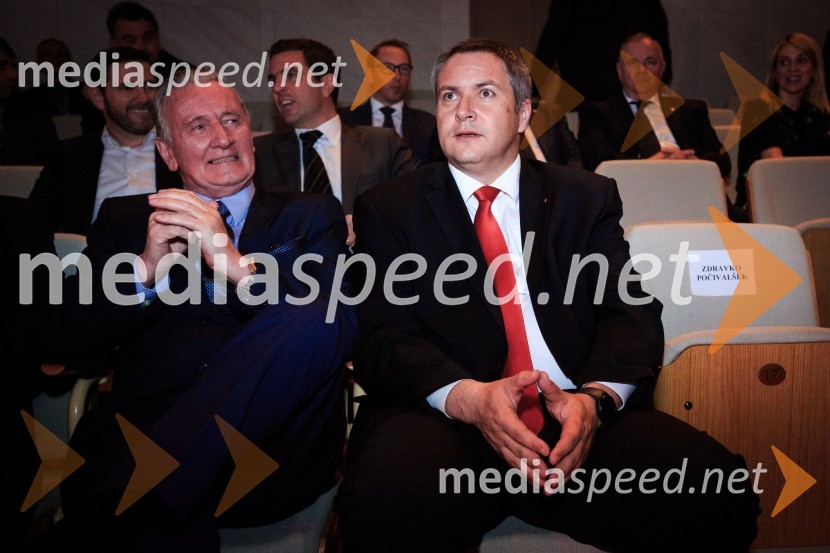  Gorazd Žmavc, minister brez listnice na uradu za Slovence v zamejstvu in po svetu; mag. Dejan Židan, minister za kmetijstvo, gozdarstvo in prehrano, predsednik stranke SD50. podelitev nagrad Gospodarske zbornice Slovenije