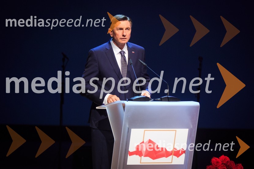  Borut Pahor, predsednik Republike Slovenije50. podelitev nagrad Gospodarske zbornice Slovenije