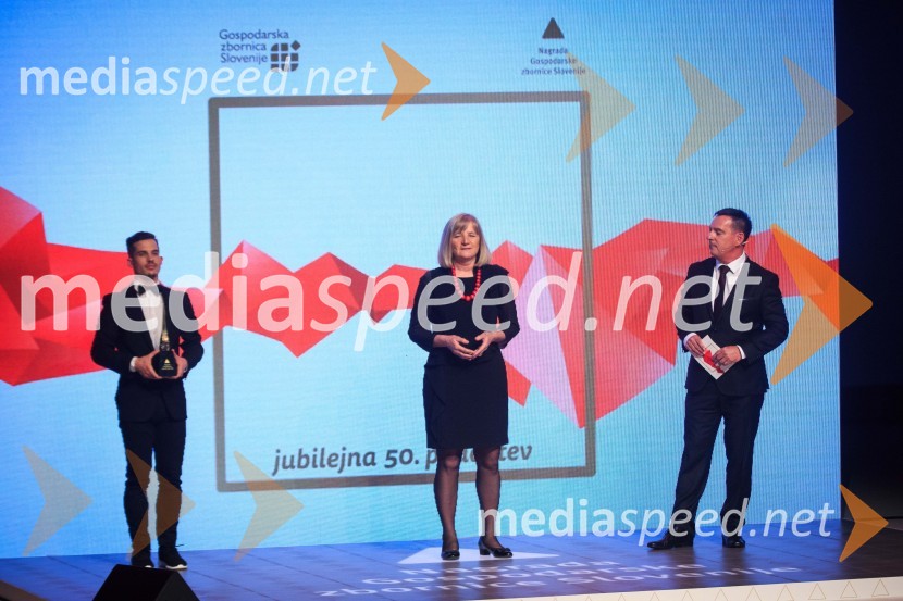  ... ; dr. Milena Horvat, kemičarka, Zoisova nagrada za vrhunske dosežke pri raziskovanju živega srebra;  Branko Kamenšek, direktor, LEK VETERINA d.o.o.50. podelitev nagrad Gospodarske zbornice Slovenije