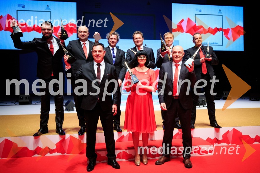  Borut Čeh, podjetje Labena; univ.dipl.ekon. Rado Čulibrk, direktor, podjetje NIKO, d.o.o., Železniki;  Branko Kamenšek, direktor, LEK VETERINA d.o.o.; dr. Robert Golob, predsednik uprave, GEN-I;  Matjaž Omladič, direktor, Novem Car Interior Design d.o.o., član upravnega odbora, Slovensko-nemška gospodarska zbornica ; dr. Flora Cvetka  Tinauer, podjetnica, predavateljica;  Mark Pleško, direktor, Cosylab d.o.o.;  Ivan Kralj, direktor, Arex;  Iztok Špan, lastnik in direktor, Tajfun50. podelitev nagrad Gospodarske zbornice Slovenije
