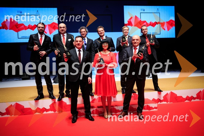  Borut Čeh, podjetje Labena; univ.dipl.ekon. Rado Čulibrk, direktor, podjetje NIKO, d.o.o., Železniki;  Branko Kamenšek, direktor, LEK VETERINA d.o.o.; dr. Robert Golob, predsednik uprave, GEN-I;  Matjaž Omladič, direktor, Novem Car Interior Design d.o.o., član upravnega odbora, Slovensko-nemška gospodarska zbornica ; dr. Flora Cvetka  Tinauer, podjetnica, predavateljica;  Mark Pleško, direktor, Cosylab d.o.o.;  Ivan Kralj, direktor, Arex;  Iztok Špan, lastnik in direktor, Tajfun50. podelitev nagrad Gospodarske zbornice Slovenije