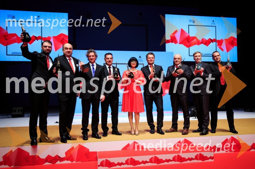  Borut Čeh, podjetje Labena; univ.dipl.ekon. Rado Čulibrk, direktor, podjetje NIKO, d.o.o., Železniki; dr. Robert Golob, predsednik uprave, GEN-I;  Branko Kamenšek, direktor, LEK VETERINA d.o.o.; dr. Flora Cvetka  Tinauer, podjetnica, predavateljica;  Matjaž Omladič, direktor, Novem Car Interior Design d.o.o., član upravnega odbora, Slovensko-nemška gospodarska zbornica ;  Ivan Kralj, direktor, Arex;  Mark Pleško, direktor, Cosylab d.o.o.;  Iztok Špan, lastnik in direktor, Tajfun50. podelitev nagrad Gospodarske zbornice Slovenije
