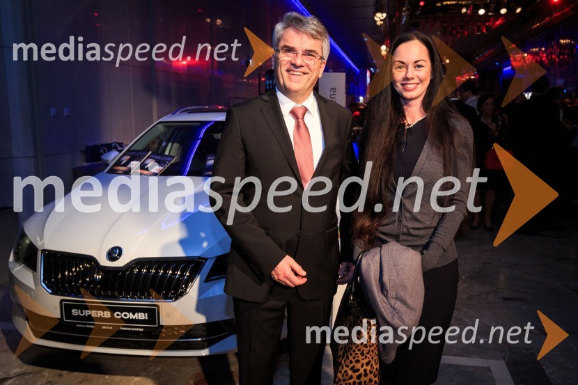  Aleksander  Zalaznik, generalni direktor Danfoss Trate, predsednik Združenja Manager;  Tatiana Katan,  Veleposlaništvo Azerbajdžan50. podelitev nagrad Gospodarske zbornice Slovenije