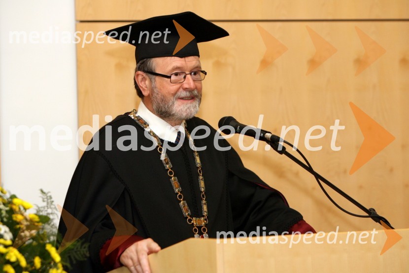 Prof. dr. Ivan Rozman, rektor Univerze v MariboruPromocija doktorjev znanosti Univerze v Mariboru, april 2008