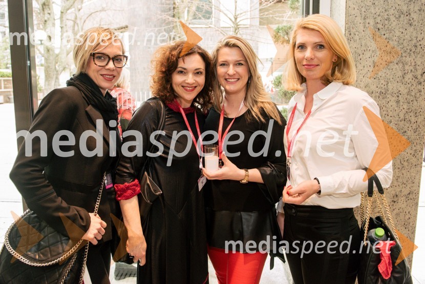  Mojca  Pehant, voditeljica;  Polona Požgan, televizijska voditeljica;  Simona Ogorevc, podjetnica;  Helena Skrbič Sambolec, podjetnica500 podjetnic