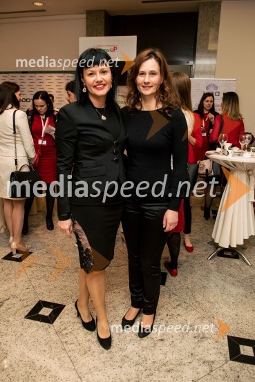 mag. Andreja  Jernejčič, direktorica podjetja Lin&Nil;  Sabina Horvat Goropevšek, Vino Horvat500 podjetnic