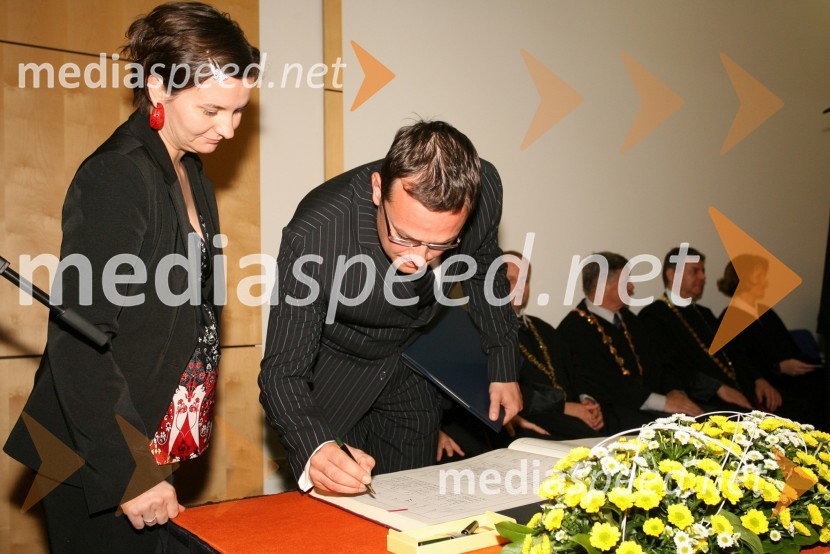 Dr. Aleš KobalPromocija doktorjev znanosti Univerze v Mariboru, april 2008