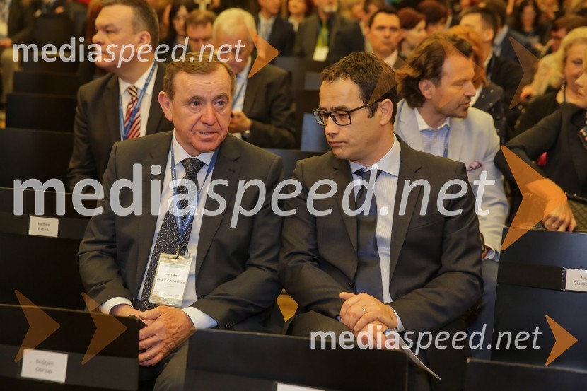 Jože Colarič, predsednik uprave in generalni direktor, Krka d.d.;  Andrej Lasič, izvršni direktor Področja za poslovanje s ključnimi komitenti, NLB d.d.1. Nacionalna konferenca o internacionalizaciji slovenskega gospodarstva