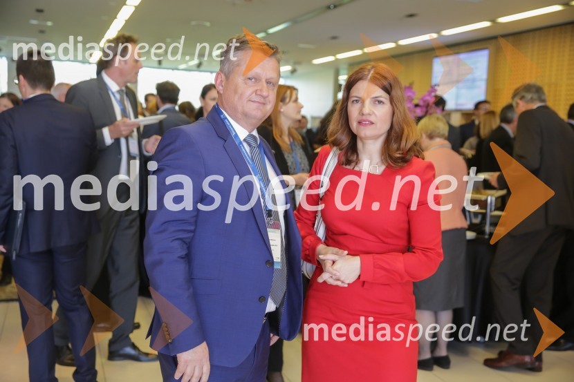   Izidor Krivec,  direktor Celjske mesnine d.d.; mag. Sonja  Šmuc, generalna direktorica GZS1. Nacionalna konferenca o internacionalizaciji slovenskega gospodarstva