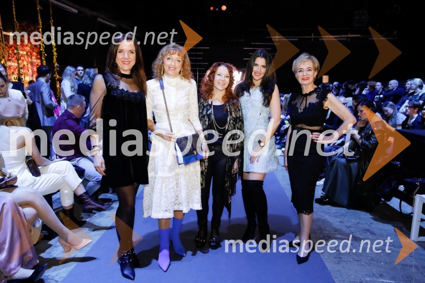  Jasna Rozman Marčič, farmacevtka;  Lilijana Kastelic, oblikovalka;  Irena Jalšovec Kogoj - Regina, pevka;  Maja Marčič;  Metka  Premerl, slavistkaLjubljana Fashion Week (LJFW) 2018, 3. dan