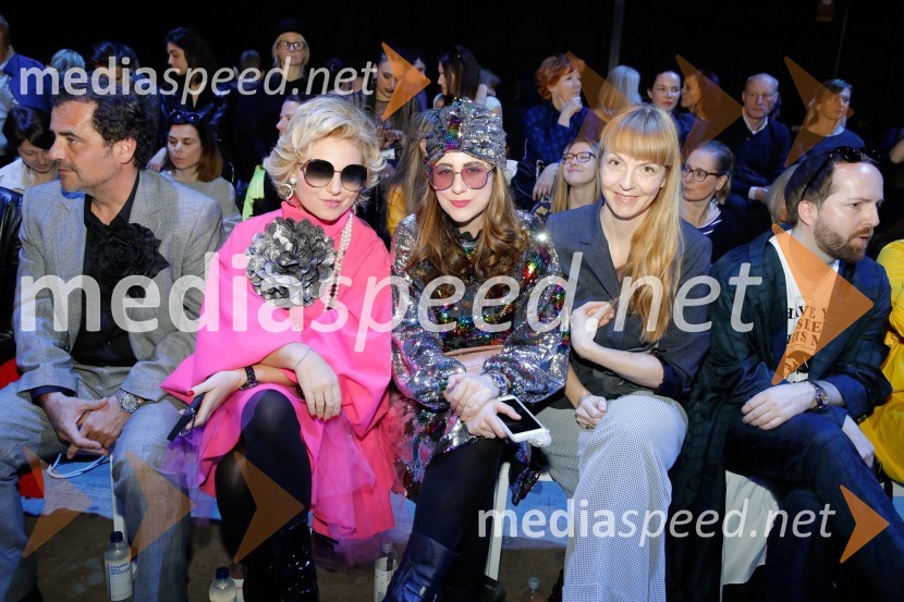  Goga Štiftar, lastnica znamke Goga by Pentlja;  ... ;  Petra Windschnurer, urednica mode in lepote, ElleLjubljana Fashion Week (LJFW) 2018, 3. dan