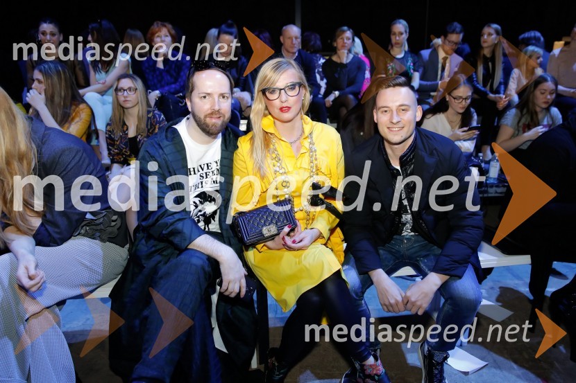  Dejan David Kemperl, glavni in odgovorni urednik revij David in Golf klub;  ... ;  ... Ljubljana Fashion Week (LJFW) 2018, 3. dan