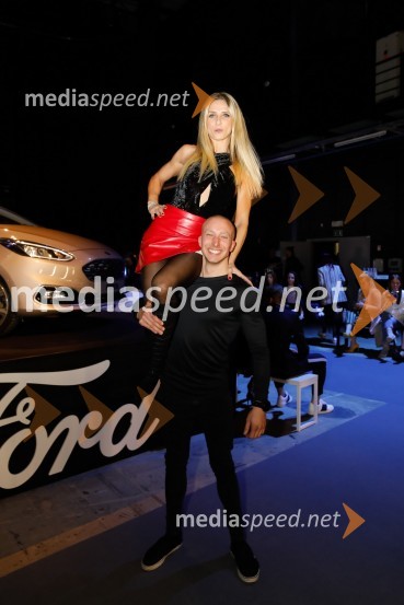  Gordana Grandošek Whiddon, plesalka, lastnica blagovne znamke GGW;  Filip Kržišnik, F&B AcrobaticsLjubljana Fashion Week (LJFW) 2018, 3. dan