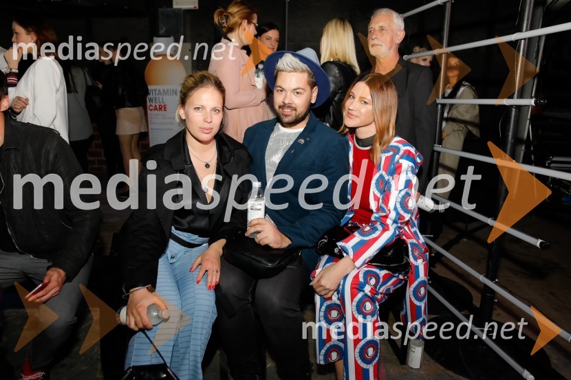  Manja Stević, voditeljica;  Nejc Simšič, novinar;  Hannah Mancini, pevkaLjubljana Fashion Week (LJFW) 2018, 3. dan