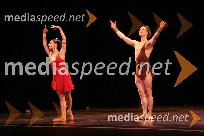 Ana Klašnja, balerina in Anton Bogov, baletnikZaključek 1. baletnih dnevov - Gala koncert baletnih zvezd, SNG Opera in balet Ljubljana
