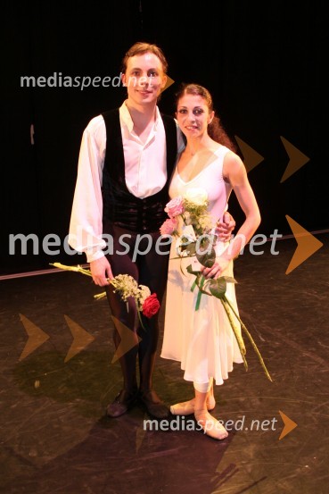 Aleksej Afanasijev, baletnik in Suzanna Kaic, balerinaZaključek 1. baletnih dnevov - Gala koncert baletnih zvezd, SNG Opera in balet Ljubljana
