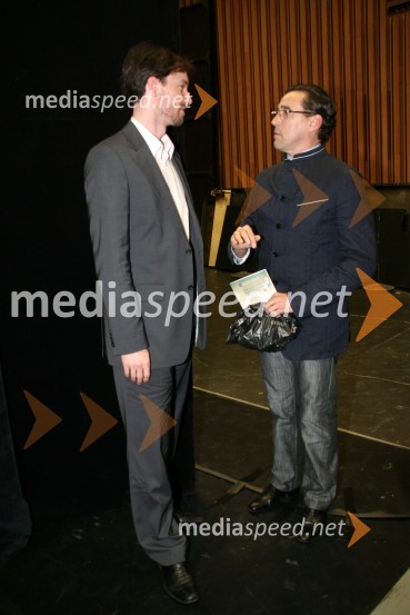 Jaš Otrin, umetniški vodja baleta SNG Opere in baleta Ljubljana in Dinko Bogdanič, koreografZaključek 1. baletnih dnevov - Gala koncert baletnih zvezd, SNG Opera in balet Ljubljana