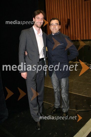 Jaš Otrin, umetniški vodja baleta SNG Opere in baleta Ljubljana in Dinko Bogdanič, koreografZaključek 1. baletnih dnevov - Gala koncert baletnih zvezd, SNG Opera in balet Ljubljana