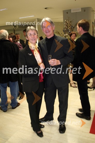 Vojko Vidmar, predsednik DBUS in soproga MarušaZaključek 1. baletnih dnevov - Gala koncert baletnih zvezd, SNG Opera in balet Ljubljana