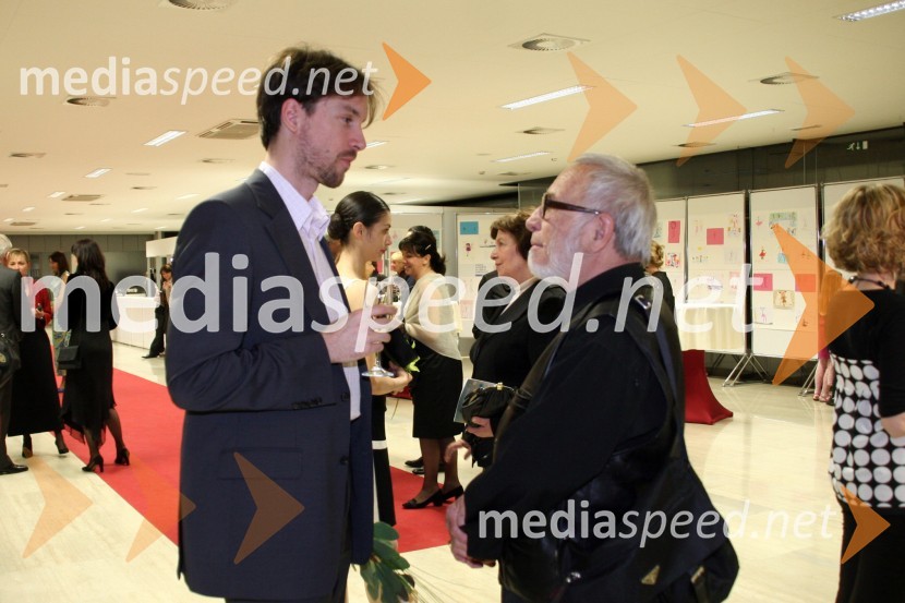 Jaš Otrin, umetniški vodja baleta SNG Opere in baleta Ljubljana in njegov oče Iko Otrin, koreograf in nekdanji baletnikZaključek 1. baletnih dnevov - Gala koncert baletnih zvezd, SNG Opera in balet Ljubljana