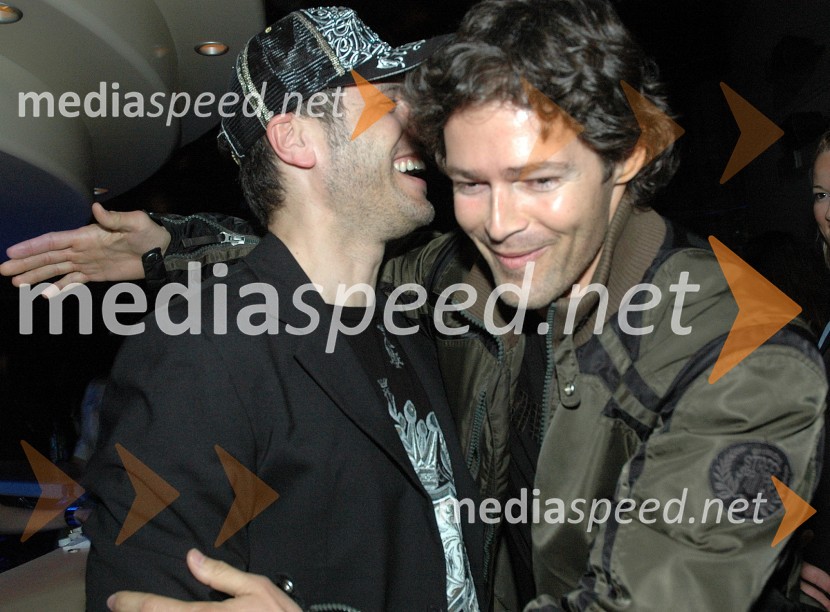 Joe Rain, lastnik modne agencije Bronz in Alen Kobilica, manekenModna revija agencije Bronz