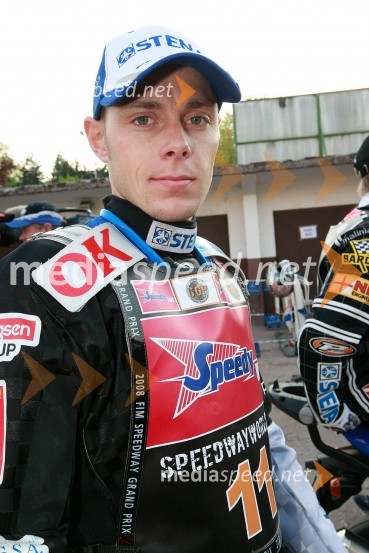 Bjarne Pedersen, DanskaSPEEDWAY GRAND PRIX, VN Slovenije 2008, dirka