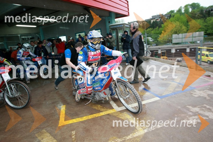 Izak Šantej (AMD Krško), SlovenijaSPEEDWAY GRAND PRIX, VN Slovenije 2008, trening
