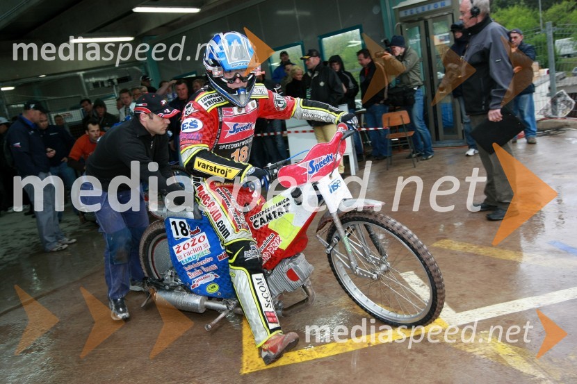 Denis Štojs (ST Lendava), SlovenijaSPEEDWAY GRAND PRIX, VN Slovenije 2008, trening