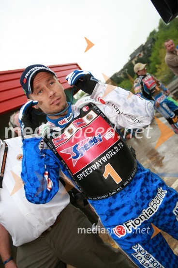 Nicki Pedersen, DanskaSPEEDWAY GRAND PRIX, VN Slovenije 2008, trening