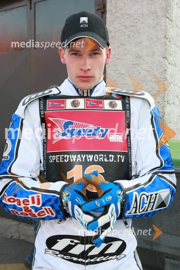 Matej Žagar (AMTK Ljubljana), SlovenijaSPEEDWAY GRAND PRIX, VN Slovenije 2008, dirka
