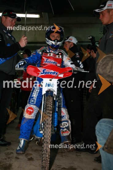 Nicki Pedersen, DanskaSPEEDWAY GRAND PRIX, VN Slovenije 2008, trening