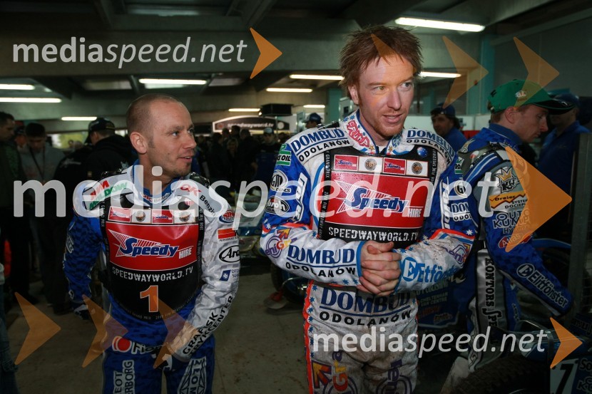 Nicki Pedersen, Danska in ...SPEEDWAY GRAND PRIX, VN Slovenije 2008, trening
