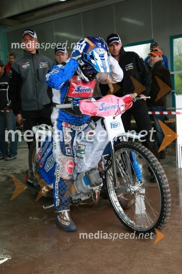 Nicki Pedersen, DanskaSPEEDWAY GRAND PRIX, VN Slovenije 2008, trening