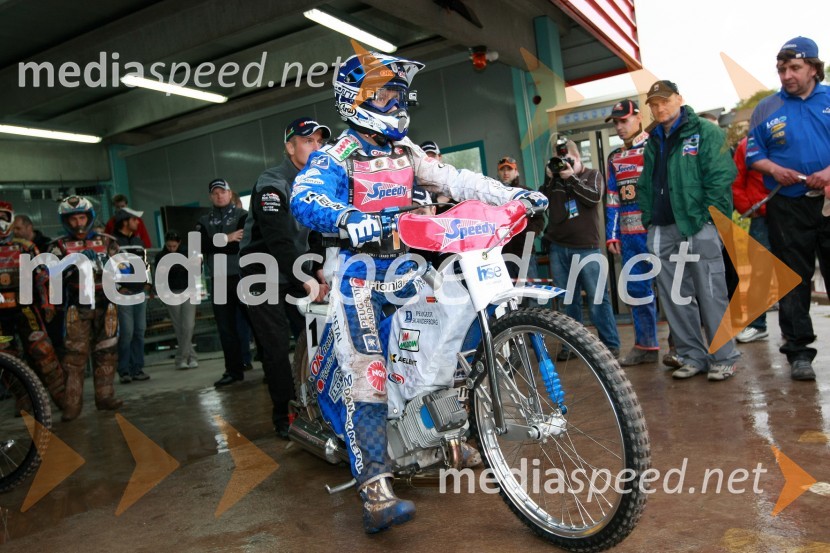 Nicki Pedersen, DanskaSPEEDWAY GRAND PRIX, VN Slovenije 2008, trening