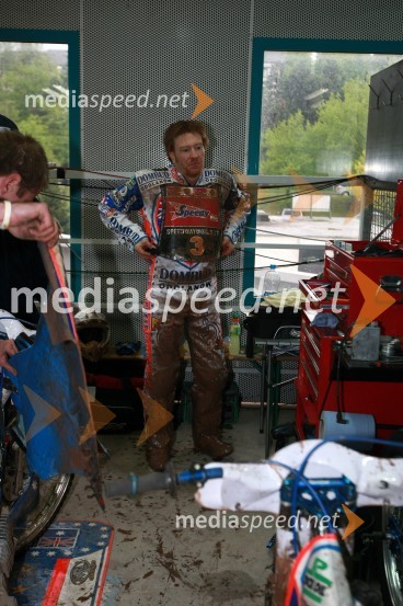 Jason Crump, AvstralijaSPEEDWAY GRAND PRIX, VN Slovenije 2008, trening