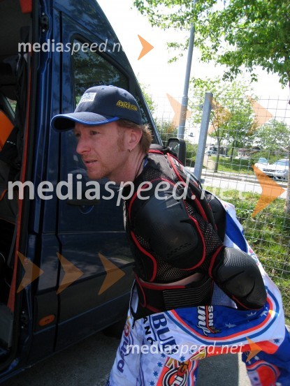 Jason Crump, AvstralijaSPEEDWAY GRAND PRIX, VN Slovenije 2008, trening