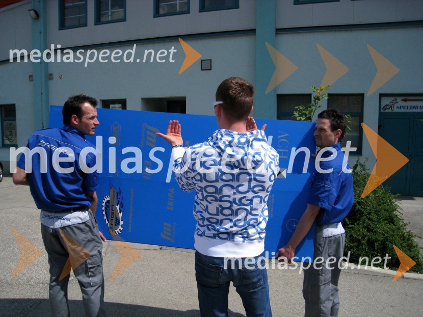 ..., Matej Žagar (AMTK Ljubljana), Slovenija in ...SPEEDWAY GRAND PRIX, VN Slovenije 2008, trening