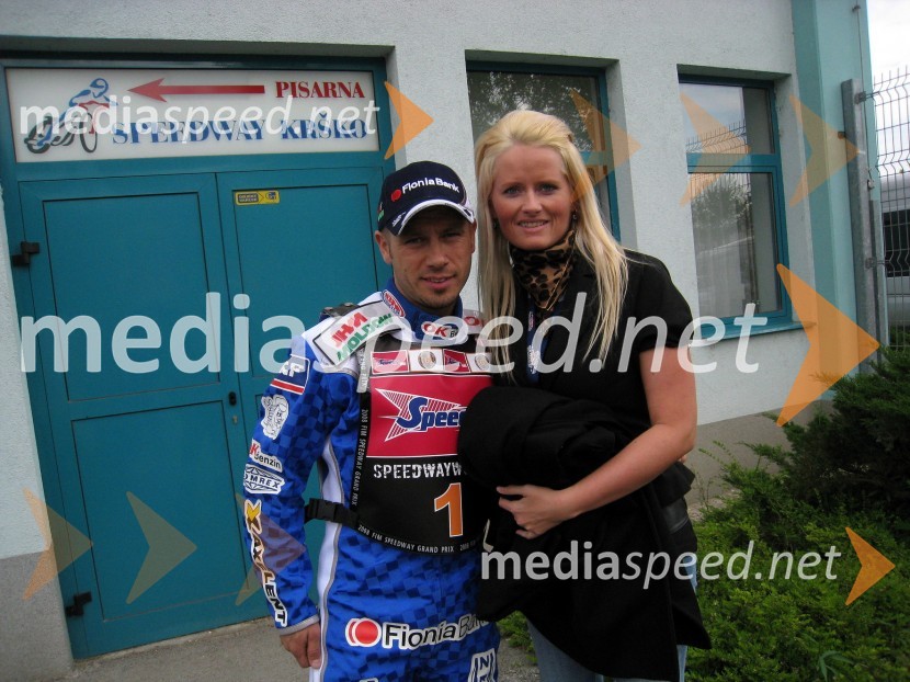 Nicki Pedersen, Danska in ...SPEEDWAY GRAND PRIX, VN Slovenije 2008, trening
