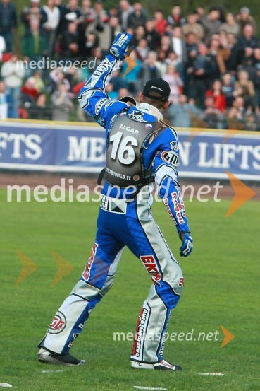 Matej Žagar (AMTK Ljubljana), SlovenijaSPEEDWAY GRAND PRIX, VN Slovenije 2008, dirka