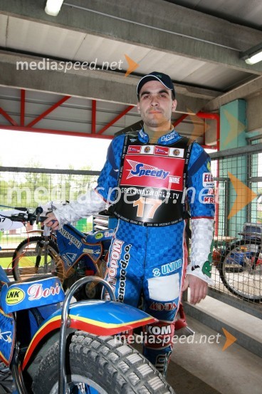 Izak Šantej (AMD Krško), SlovenijaSPEEDWAY GRAND PRIX, VN Slovenije 2008, trening