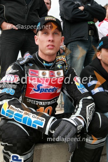Andreas Jonsson, ŠvedskaSPEEDWAY GRAND PRIX, VN Slovenije 2008, trening
