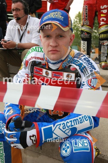 Krzysztof Kasprzak, PoljskaSPEEDWAY GRAND PRIX, VN Slovenije 2008, trening