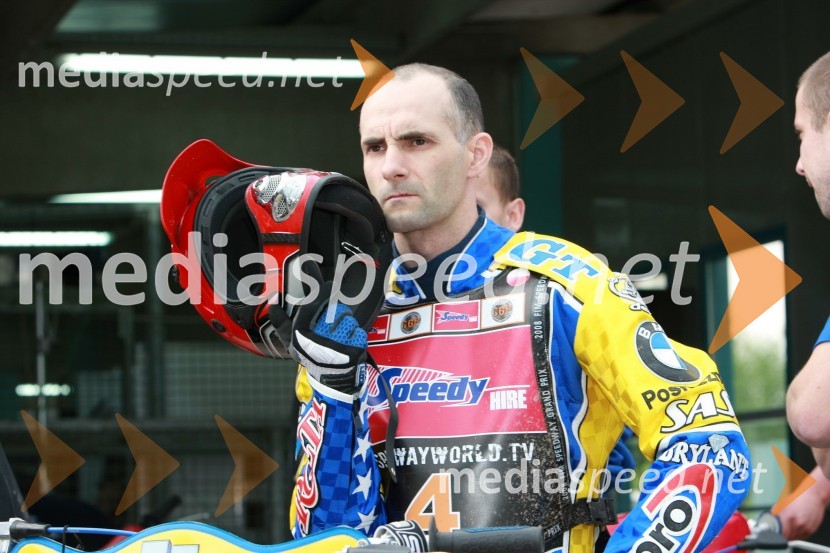 Tomasz Gollob, PoljskaSPEEDWAY GRAND PRIX, VN Slovenije 2008, trening
